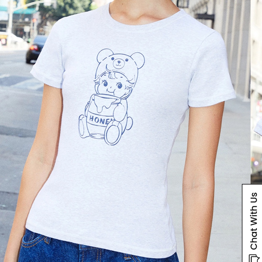 Brandy Melville Emma Honey Bear Top
